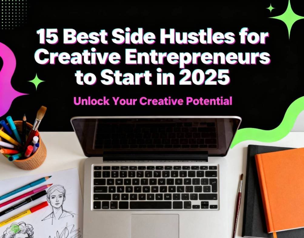 15 Best Side Hustles for Creative Entrepreneurs to Start in 2025
